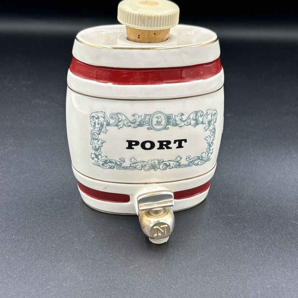 Vintage Wade England Port Decanter Royal Victoria Pottery with Tap